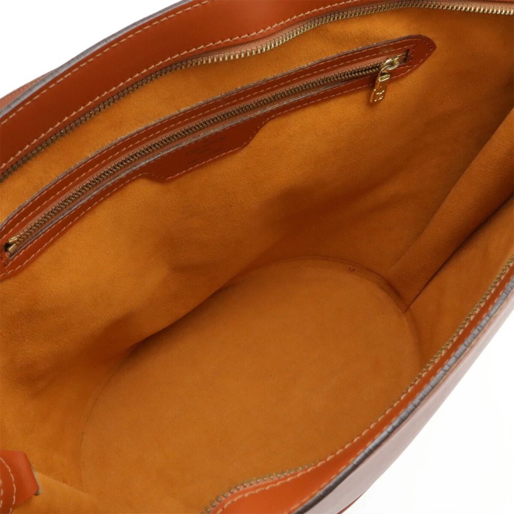 LOUIS VUITTON Brown Leather Tote Bag - Picture 8 of 10